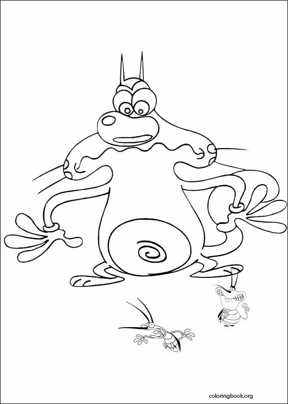 Oggy And The Cockroaches coloring page (013)