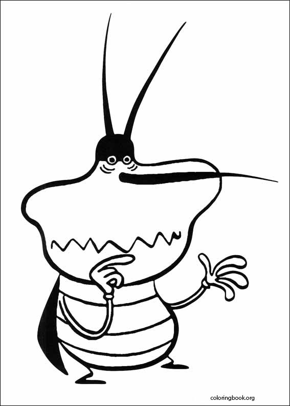 Oggy And The Cockroaches coloring page (015)