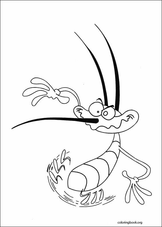 Oggy And The Cockroaches coloring page (018)