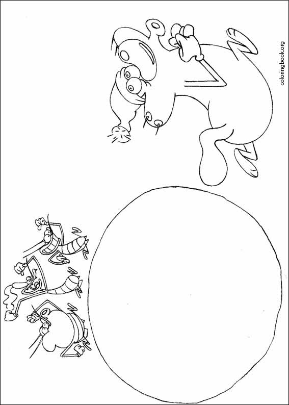 Oggy And The Cockroaches coloring page (020)
