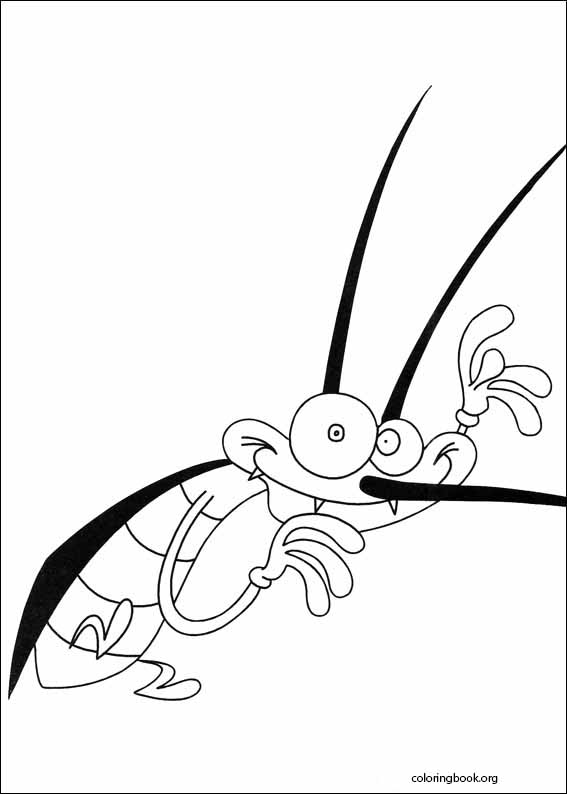 Oggy And The Cockroaches coloring page (022)