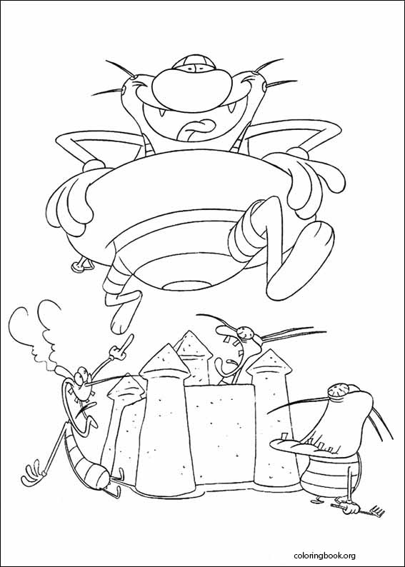 Oggy And The Cockroaches coloring page (039)