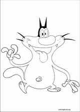 Oggy And The Cockroaches coloring page (003)