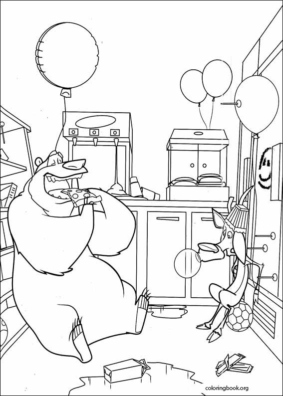 Open Season coloring page (036)