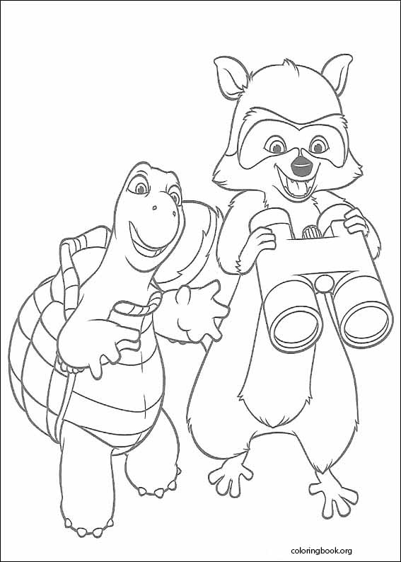 Over The Hedge coloring page (012)