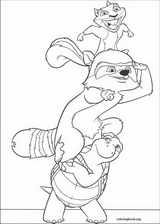 Over The Hedge coloring page (002)