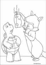 Over The Hedge coloring page (008)