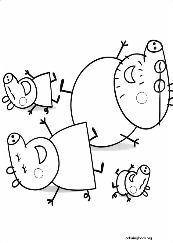 Peppa Pig coloring page (001)