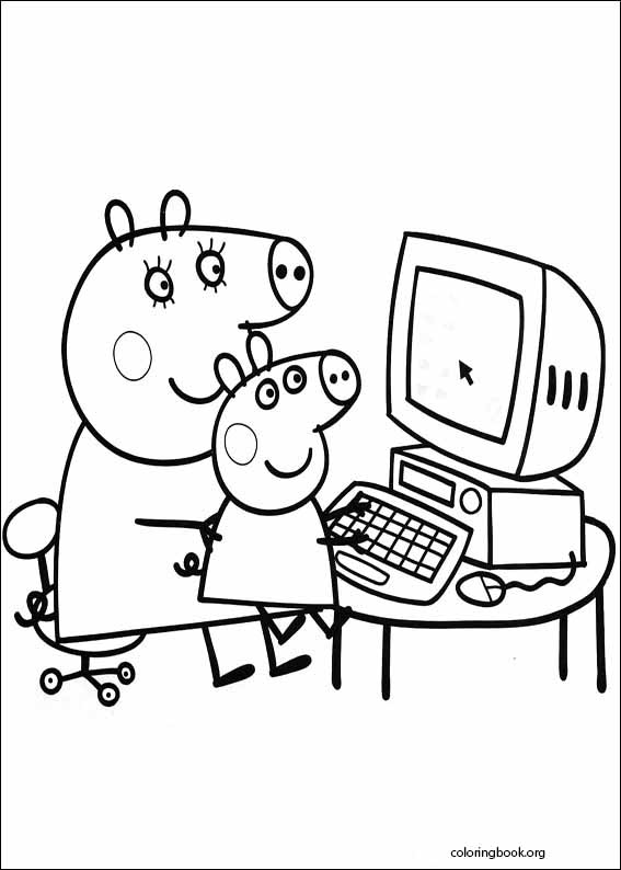 Peppa Pig coloring page (004)