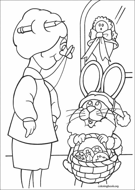 Peter Cottontail coloring page (010)
