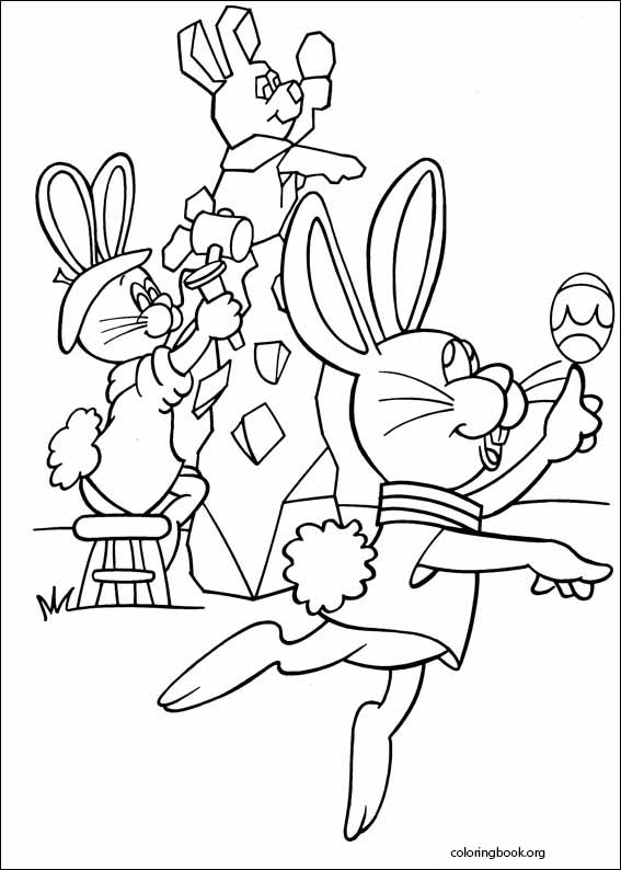 Peter Cottontail coloring page (032)