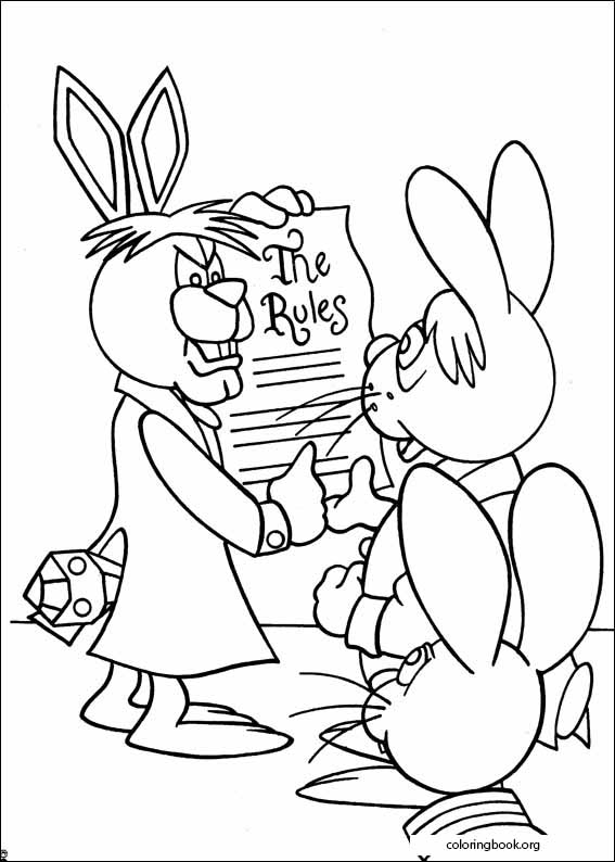 Peter Cottontail coloring page (057)