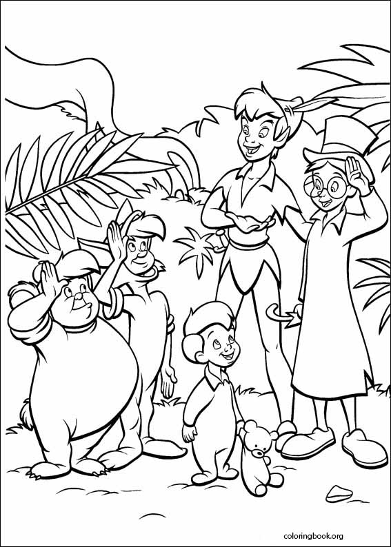 Peter Pan coloring page (003)