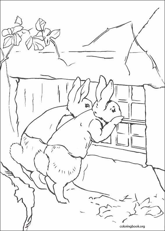 Peter Rabbit coloring page (003)