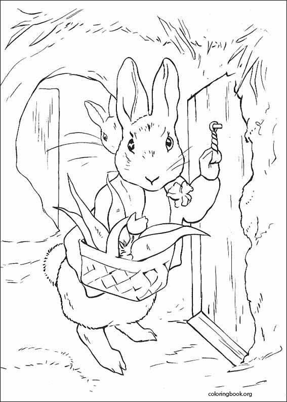 Peter Rabbit coloring page (006)