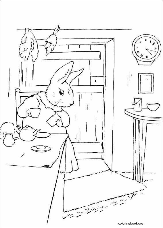 Peter Rabbit coloring page (007)