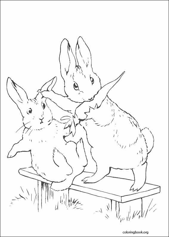 Peter Rabbit coloring page (008)
