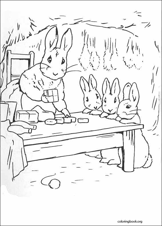Peter Rabbit coloring page (009)