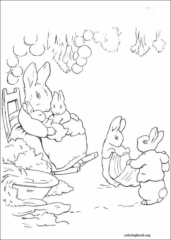 Peter Rabbit coloring page (010)
