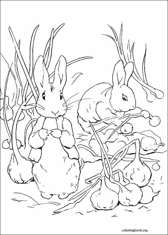 Peter Rabbit coloring page (016)