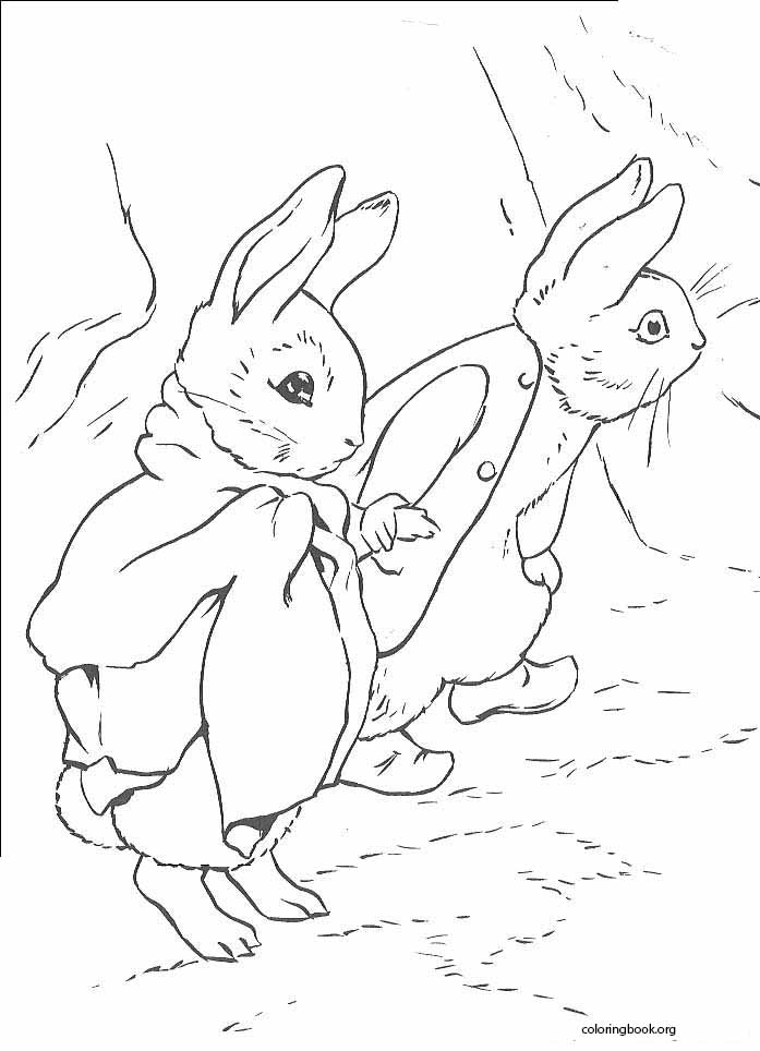 Peter Rabbit coloring page (017)