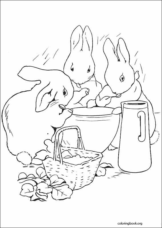 Peter Rabbit coloring page (020)