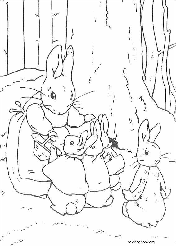 Peter Rabbit coloring page (022)