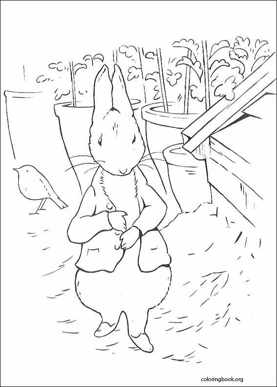 Peter Rabbit coloring page (029)