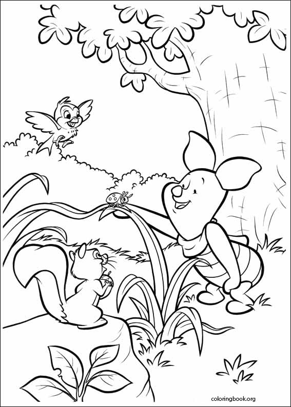 Piglet coloring page (041)