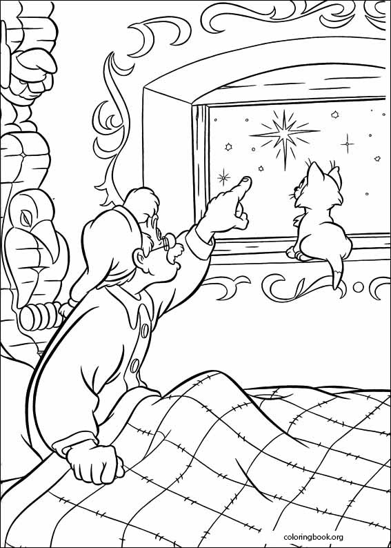 Pinocchio coloring page (001)