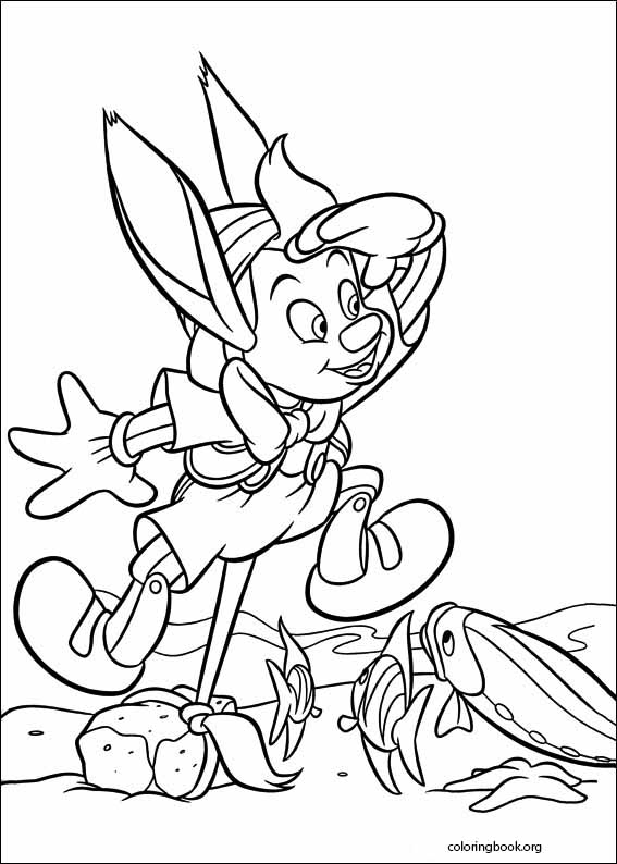 Pinocchio coloring page (002)