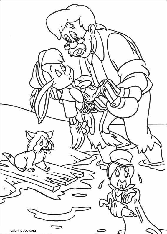 Pinocchio coloring page (011)