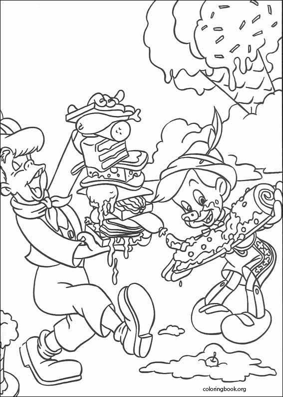 Pinocchio coloring page (014)