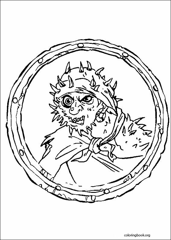 Pirates Of The Caribbean coloring page (004)