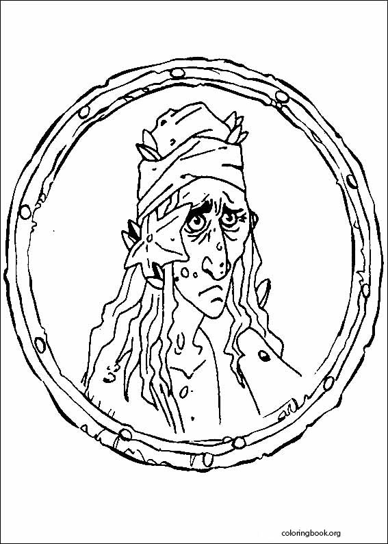 Pirates Of The Caribbean coloring page (005)
