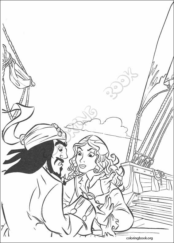 Pirates Of The Caribbean coloring page (013)