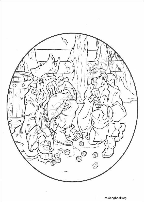 Pirates Of The Caribbean coloring page (016)