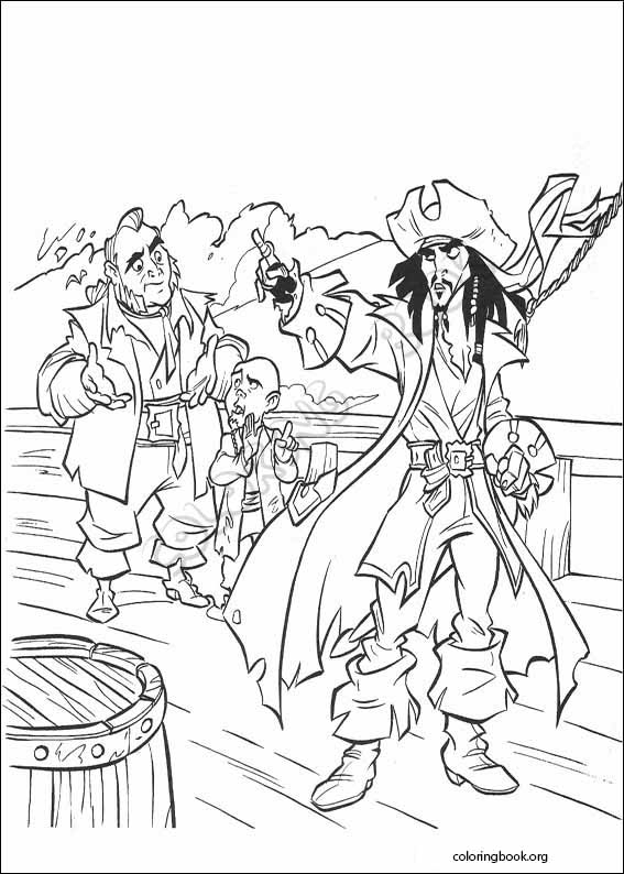 Pirates Of The Caribbean coloring page (026)