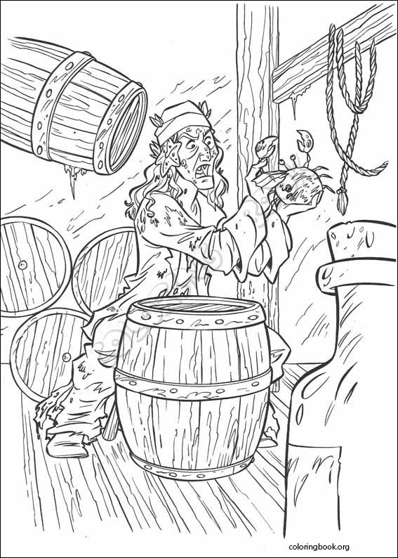 Pirates Of The Caribbean coloring page (027)