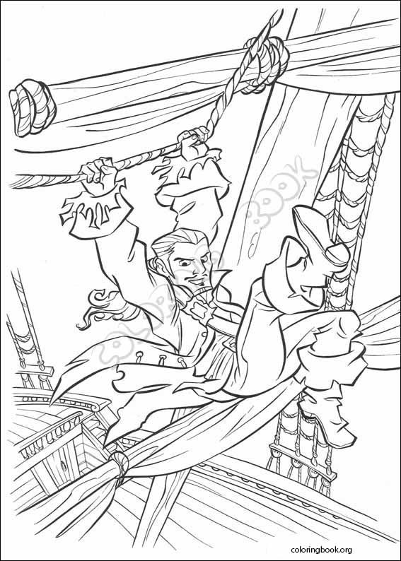 Pirates Of The Caribbean coloring page (029)