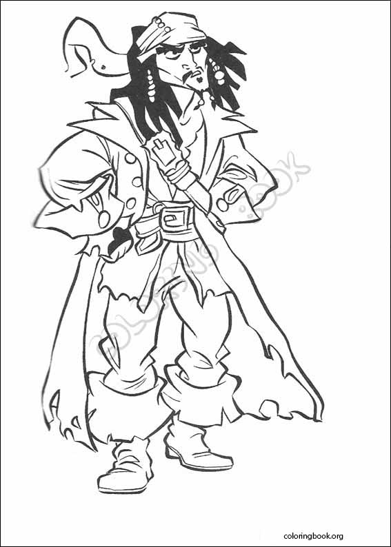 Pirates Of The Caribbean coloring page (031)