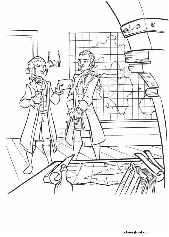 Pirates Of The Caribbean coloring page (032)
