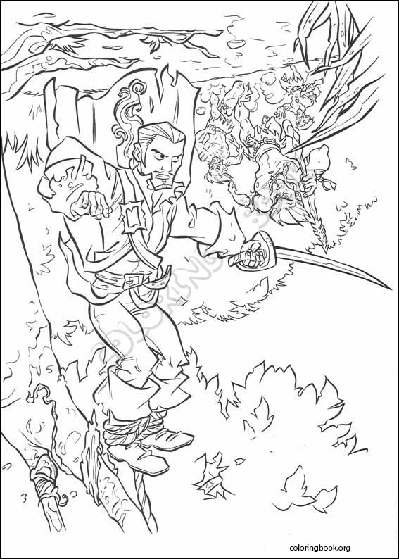 Pirates Of The Caribbean coloring page (034)