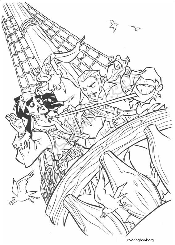 Pirates Of The Caribbean coloring page (037)