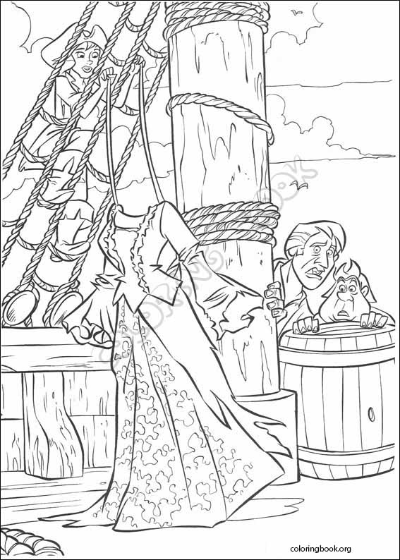 Pirates Of The Caribbean coloring page (038)