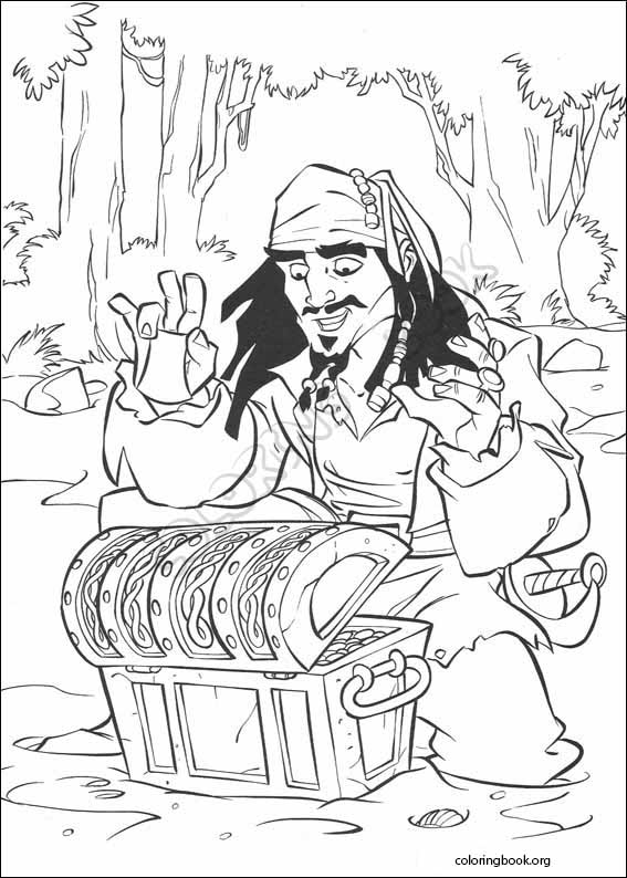 Pirates Of The Caribbean coloring page (041)