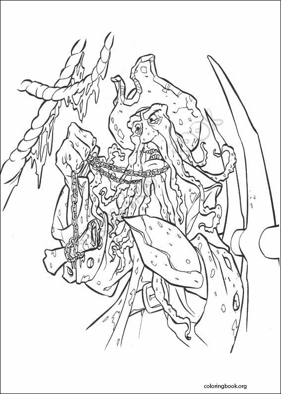 Pirates Of The Caribbean coloring page (045)