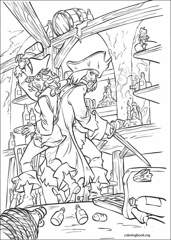 Pirates Of The Caribbean coloring page (051)