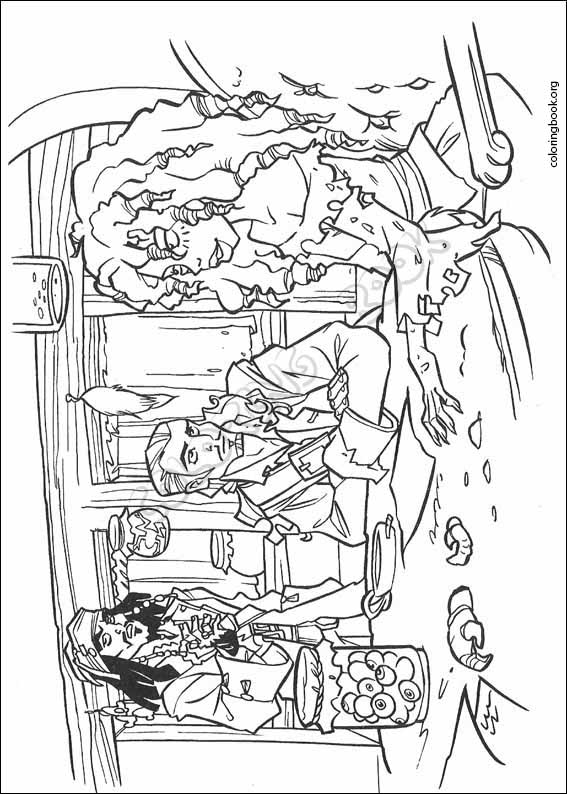 Pirates Of The Caribbean coloring page (058)