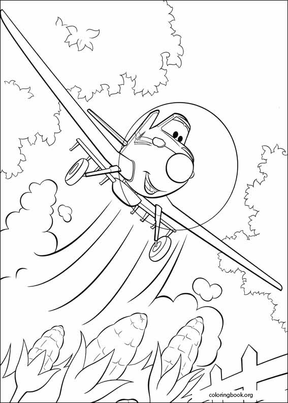 Planes coloring page (014)